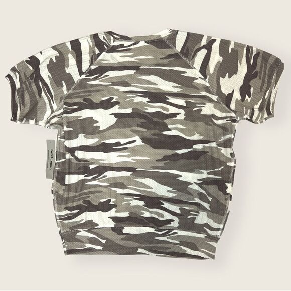 Sweet Romeo Women’s White Camo Short Sleeve Tee Size Small - Picture 3 of 7